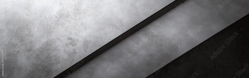 Poster clean minimalist design featuring diagonal lines in a textured surface with contrasting shades of gr