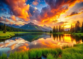Sunrise Landscape Photography: Free Clip Art Images, Golden Hour, Dawn Scenery, Nature Backgrounds, Beautiful Sunrises