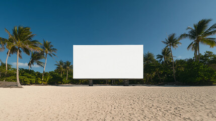 Blank Beach Billboard