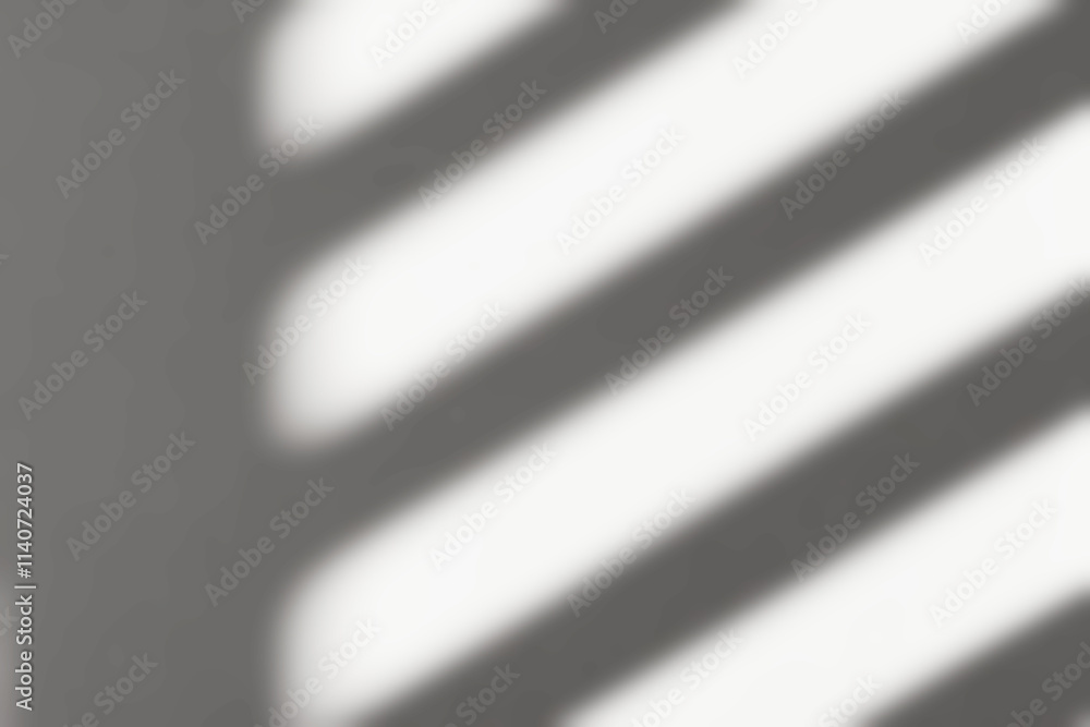 Poster an artistic representation of light patterns creating abstract shadows.