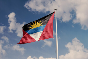 Antigua and Barbuda Flag 