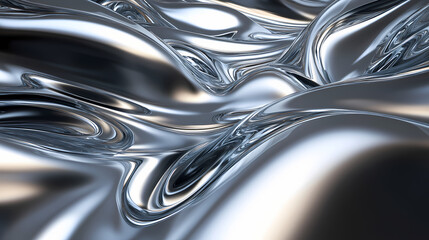 Abstract silver metal texture background with shiny reflective surface and sleek modern design, surface, reflective, texture. Reflective. Illustration