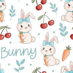 Fototapeta premium easter seamless background