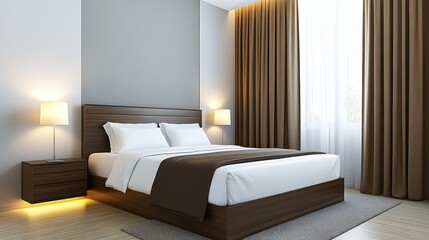 Modern Bedroom Interior Design: Serene and Luxurious Space