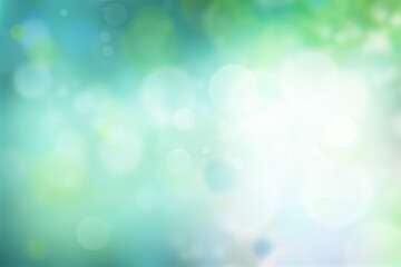 Fototapeta premium Abstract blue green blurred background