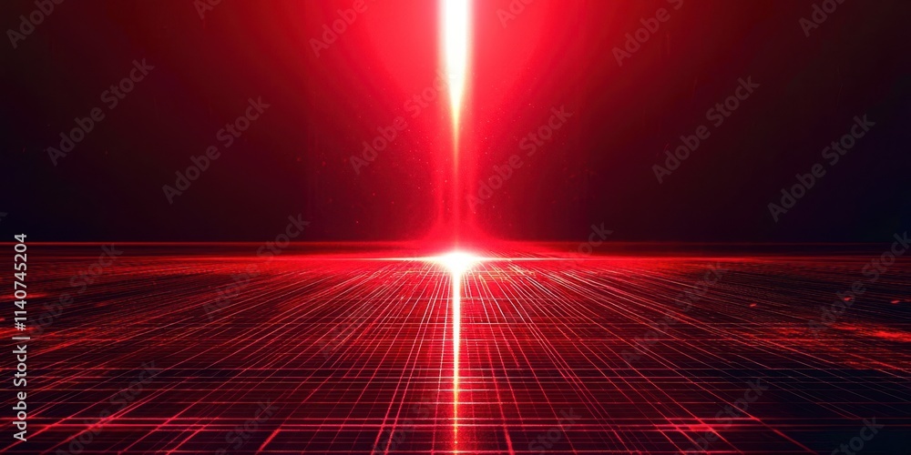 Aufkleber Red background with a red line in the middle