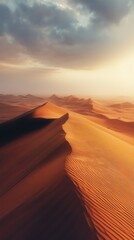 Fototapeta premium Sand Dunes at Sahara Desert Egypt.