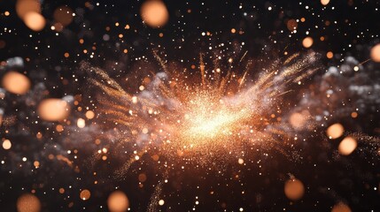 Obraz premium fireworks splash on transparent background