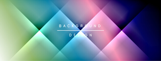 Dynamic shadow lines with gradient colors geometric background