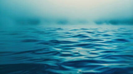 Obraz premium The water is blue and has ripples