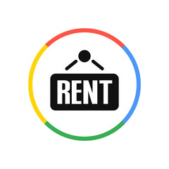 Rent Sign Icon