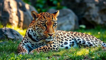 Obraz premium photographs of wildlife in a realistic setting