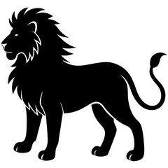 Lion silhouette