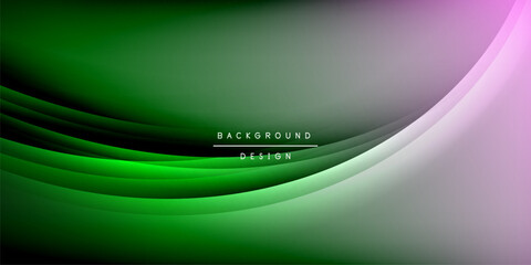 Expressive poster with shadow lines. Features technology, minimalist, and business themes, bright vibrant color schemes
