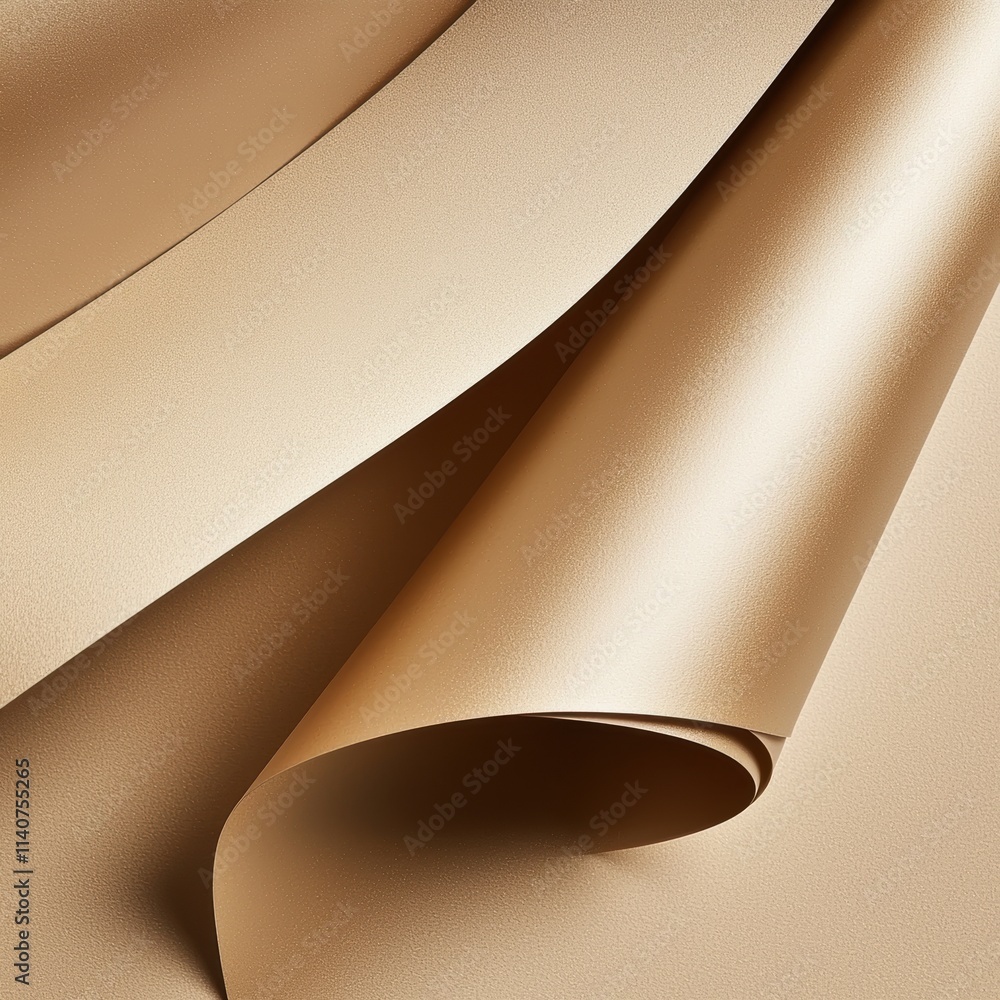 Poster luxurious golden paper surface with smooth texture and subtle highlights ideal for branding and eleg