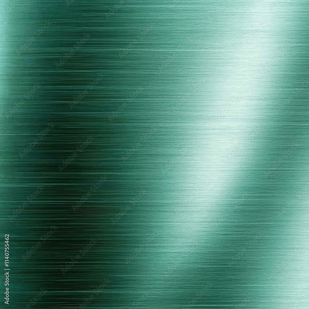 Poster metallic green surface with smooth light streaks clean abstract texture ideal for professional and v