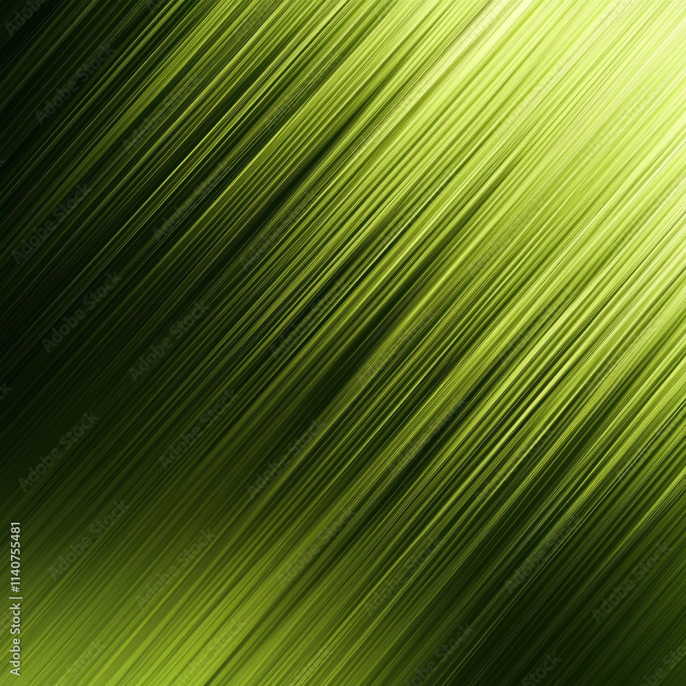 Poster metallic green surface with smooth light streaks clean abstract texture ideal for professional and v