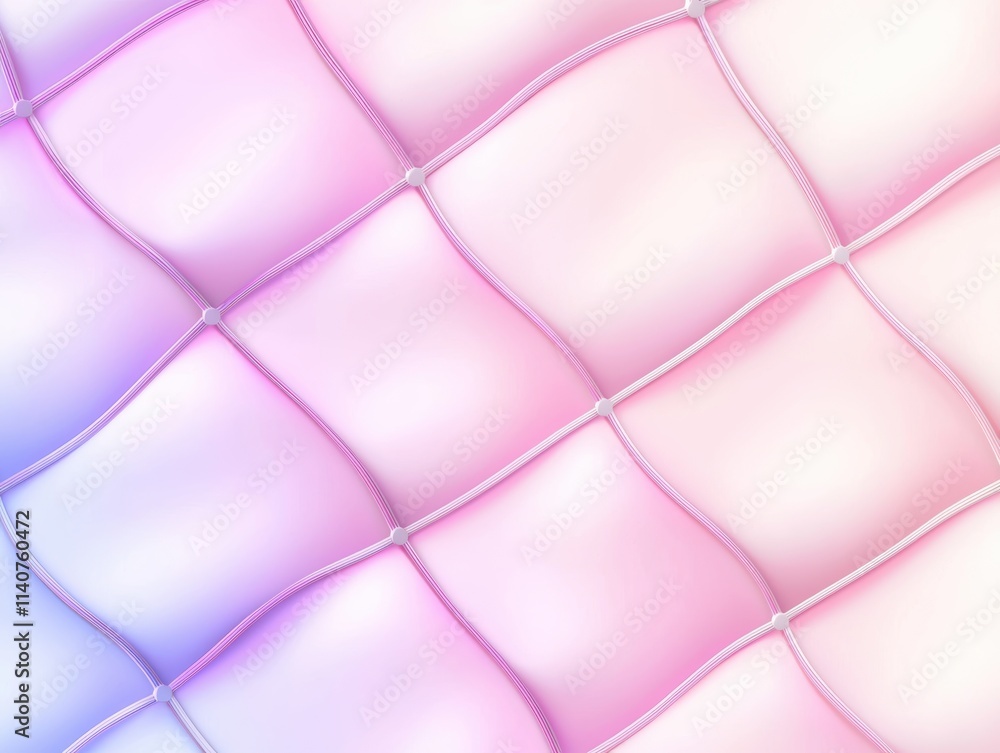 Poster futuristic seamless pattern of holographic waves, glowing tech grids, and ai brain connections in so