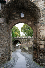 Obraz premium main portal of the citadel, Braganza (Bragança),Trás-os-Montes and Alto Douro, Portugal