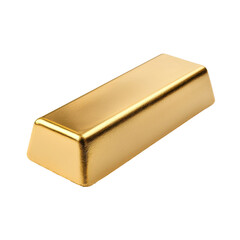Gold bar, shiny and valuable, symbolizes wealth and luxury
