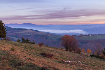 Typical landscape in National park Polana mountains, Slovakia © Richard Semik