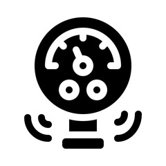 pressure glyph icon