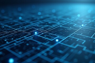 Blueprint Seamless Pattern