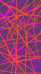 Abstract Colorful Line Art, Vibrant Geometric Design