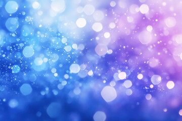 Obraz premium Vibrant blue and purple bokeh background with soft light effects