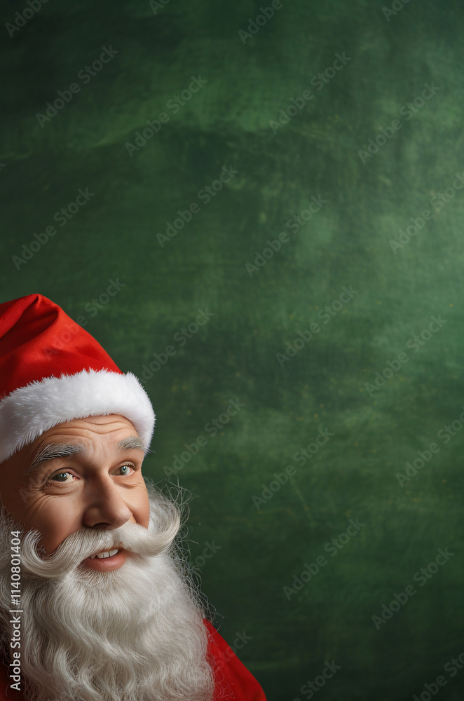 Wall mural santa claus portrait