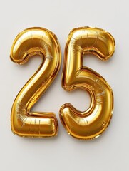 3d text new year 2025 gold realistic rendering new year celebration