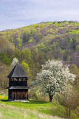 Belfry near Church of St. Martin, Cerin, Polana, Slovakia © Richard Semik
