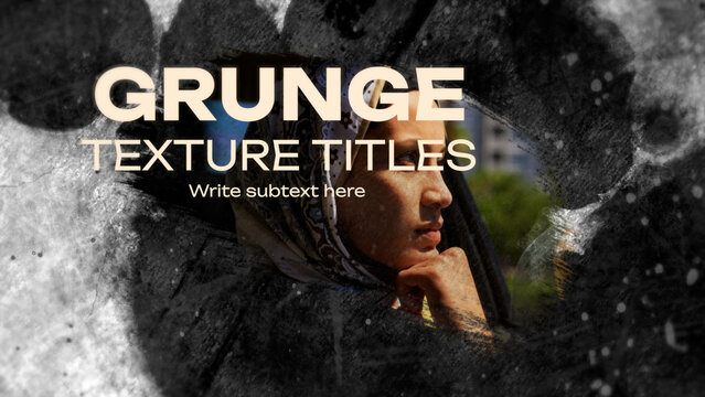Grunge Texture Text Titles
