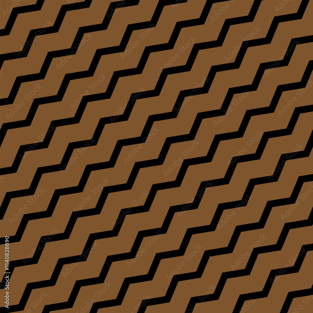 Poster abstract zigzag lines colorful geometric seamless pattern background. vector illustration design