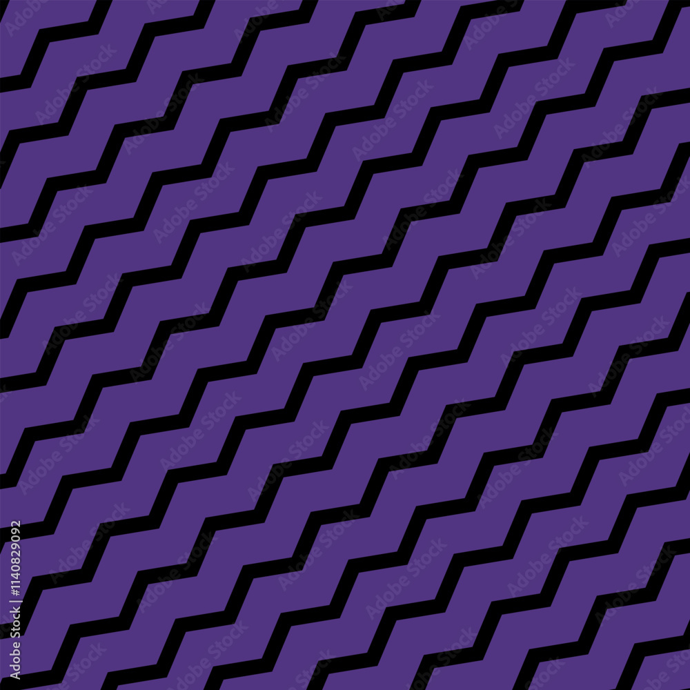 Poster abstract zigzag lines colorful geometric seamless pattern background. vector illustration design