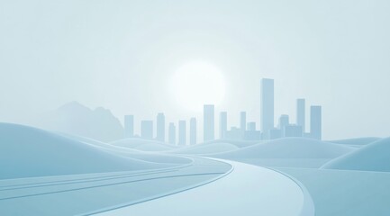 Fototapeta premium road in the city