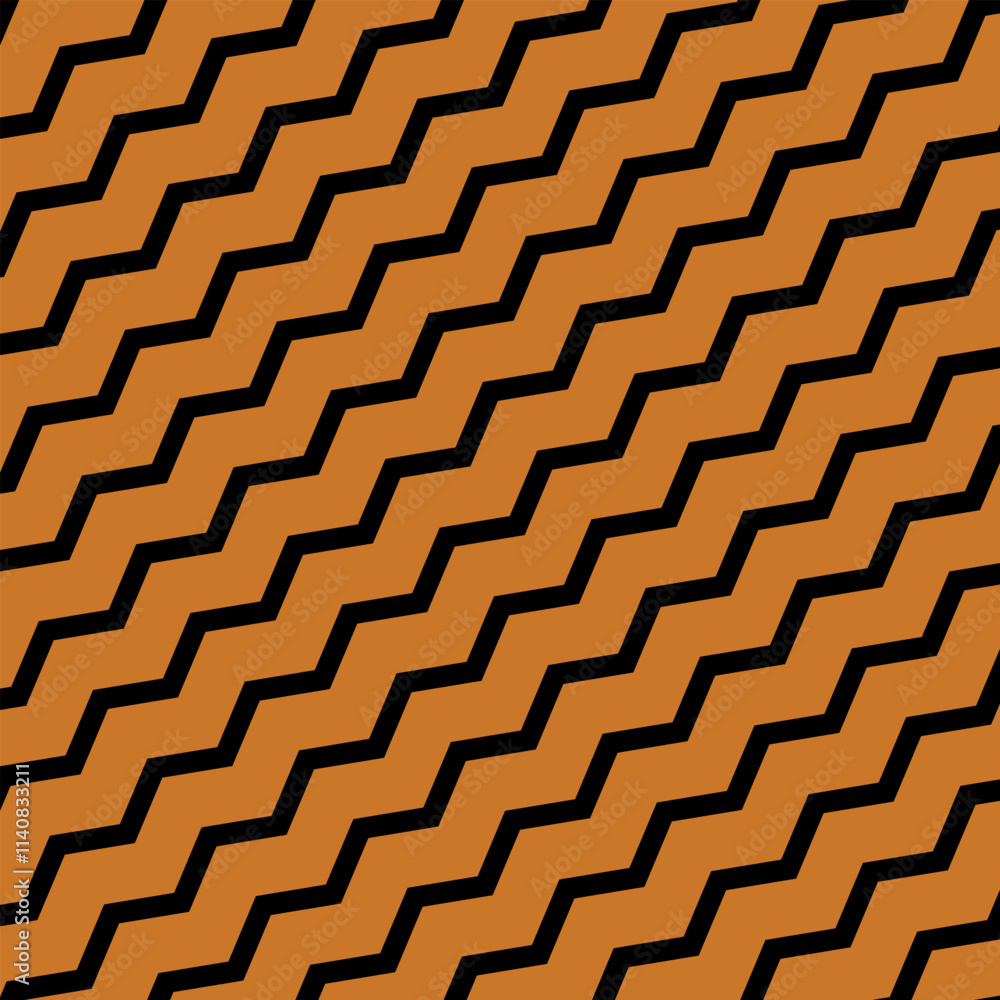 Aufkleber abstract zigzag lines colorful geometric seamless pattern background. vector illustration design