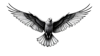 Naklejka premium Bird species hand drawn set. isolated flying pigeon, swallow, sparrow, robin, starling, blue tit, lark, northern cardinal, oriole, american goldfinch, eastern bluebird. Linear engraved art.