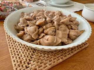 mushrooms on a plate