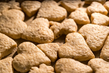 Delicious Christmas cookies just out of the oven