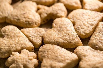 Delicious Christmas cookies just out of the oven