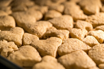 Delicious Christmas cookies just out of the oven