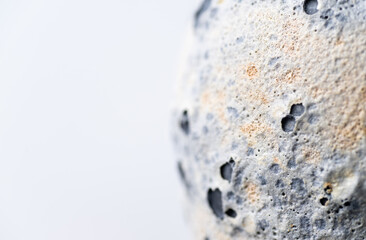 Close up of Gray and Cream Texture that Looks Like Surface of the Moon