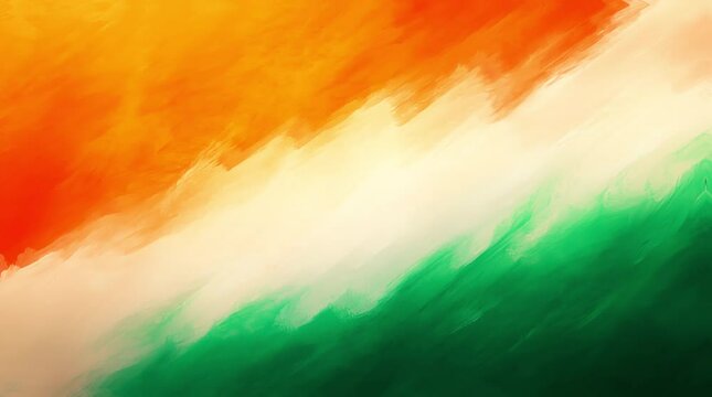 Indian Flag Colorful Background Loop for Republic Day, Independence Day, 26th January and 15th August