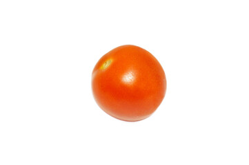 Fresh and Juicy Red Tomato Isolated on White Background