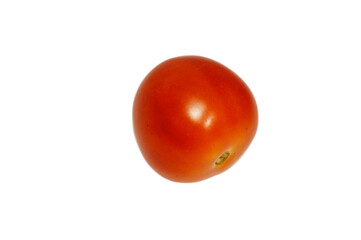 Fresh Red Tomato Isolated on a White Background for Culinary Use
