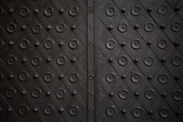 Medieval Metal Castle Gate Texture