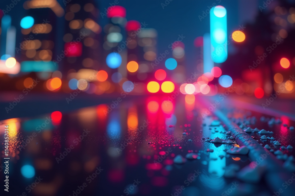 Aufkleber colorful background abstract design concepts blur beautifully dark surfaces creating striking visual