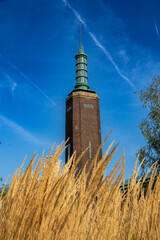 Top on an old building in Rotterdam