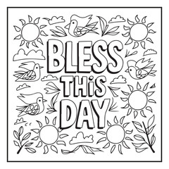 Bold and Easy Bible Verse Coloring Pages